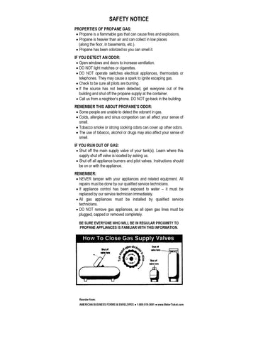 PROPANE ELECTRONIC METER TICKET - LCR2 (ET-12P) *SAME DAY SHIPPING*
