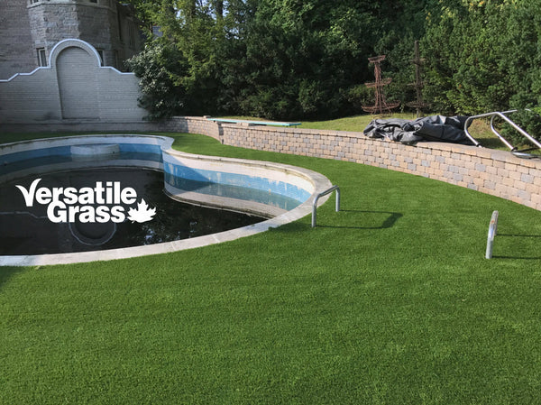 pool backyard Versatile synthetic artificial grass turf Toronto GTA Ontario