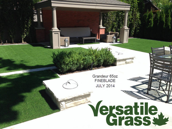 Backyard makeovers are our largest singular usage for Versatile Grass Versatile synthetic artificial grass turf Toronto GTA Ontario