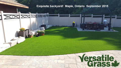 Versatile synthetic artificial grass turf Toronto GTA Ontario