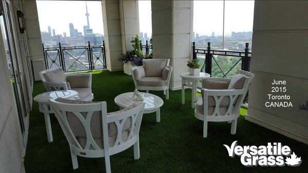 balcony terrace deck rooftop Versatile synthetic artificial grass turf Toronto GTA Ontario