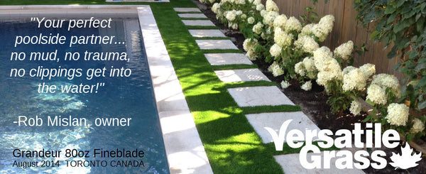 pool backyard Versatile synthetic artificial grass turf Toronto GTA Ontario