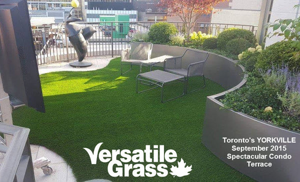 balcony terrace deck rooftop Versatile synthetic artificial grass turf Toronto GTA Ontario