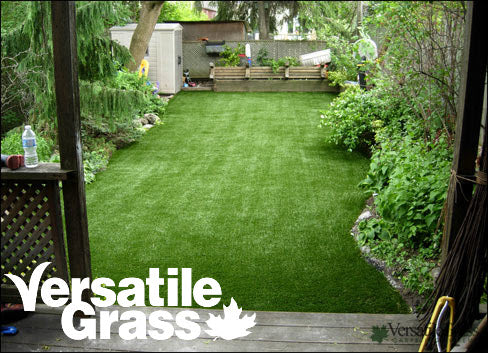 Backyard makeovers are our largest singular usage for Versatile Grass Versatile synthetic artificial grass turf Toronto GTA Ontario