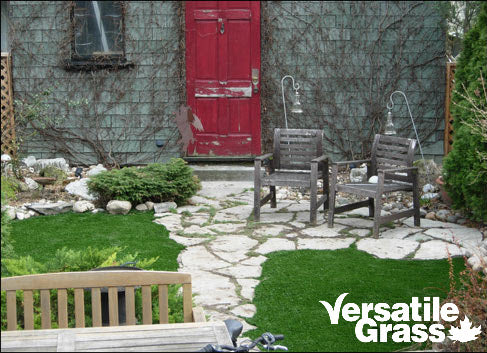 Backyard makeovers are our largest singular usage for Versatile Grass Versatile synthetic artificial grass turf Toronto GTA Ontario