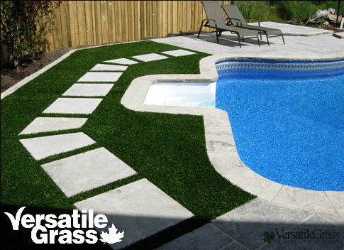 pool backyard Versatile synthetic artificial grass turf Toronto GTA Ontario