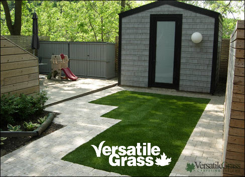 Backyard makeovers are our largest singular usage for Versatile Grass Versatile synthetic artificial grass turf Toronto GTA Ontario