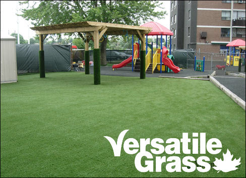 childcare playgrounds Versatile synthetic artificial grass turf Toronto GTA Ontario