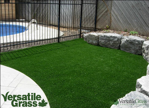 Backyard makeovers are our largest singular usage for Versatile Grass Versatile synthetic artificial grass turf Toronto GTA Ontario