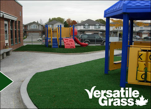 childcare playgrounds Versatile synthetic artificial grass turf Toronto GTA Ontario