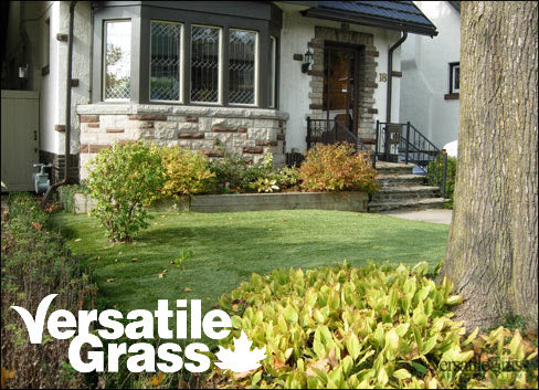 front yards lawns Versatile synthetic artificial grass turf Toronto GTA Ontario