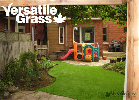 Backyard makeovers are our largest singular usage for Versatile Grass Versatile synthetic artificial grass turf Toronto GTA Ontario