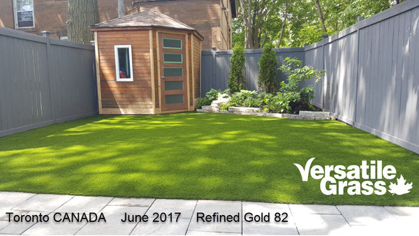 Backyard makeovers are our largest singular usage for Versatile Grass Versatile synthetic artificial grass turf Toronto GTA Ontario