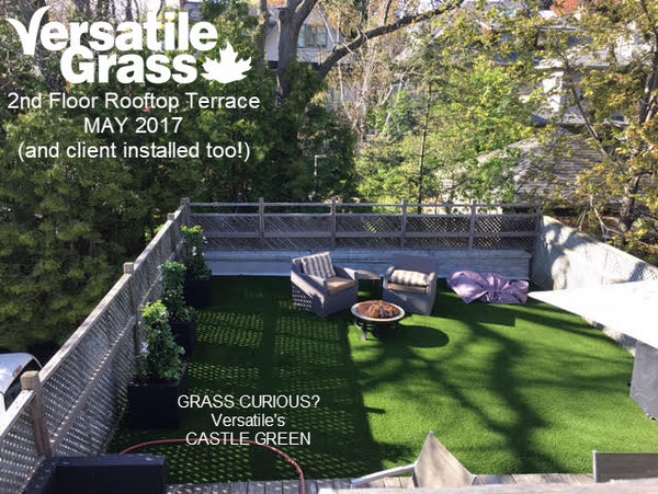 balcony terrace deck rooftop Versatile synthetic artificial grass turf Toronto GTA Ontario