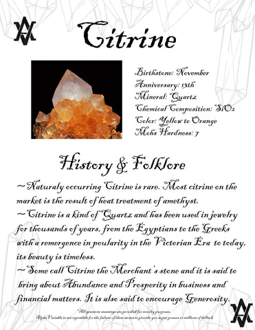 #Citrine #Crystals #Gemstones #Folklore #GemstoneMeaning #AlphaVariable