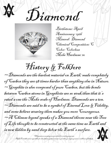 #Diamond #Diamonds #Crystals #Gemstones #Folklore #GemstoneMeaning #AlphaVariable