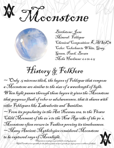 #Moonstone #Crystals #Gemstones #Folklore #GemstoneMeaning #AlphaVariable