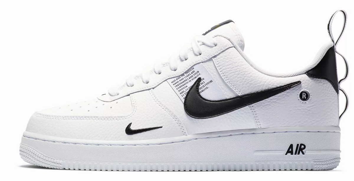 air force 1 white and black junior