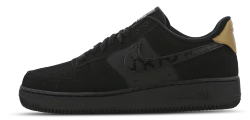 air force 1 black and gold