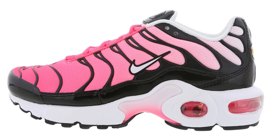 pink and black nike tns