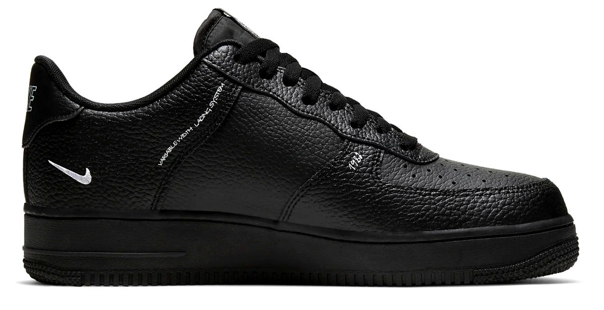 air force 1 scribble black