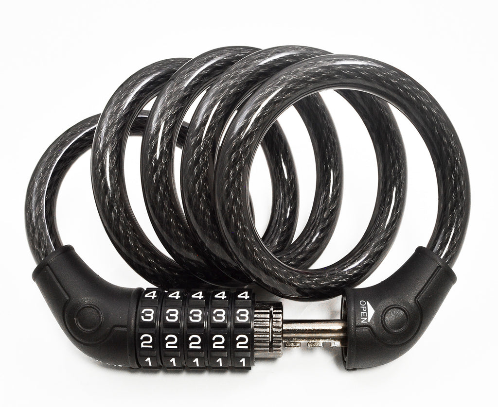 steel cable bike lock