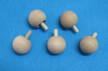 large wooden spinning tops