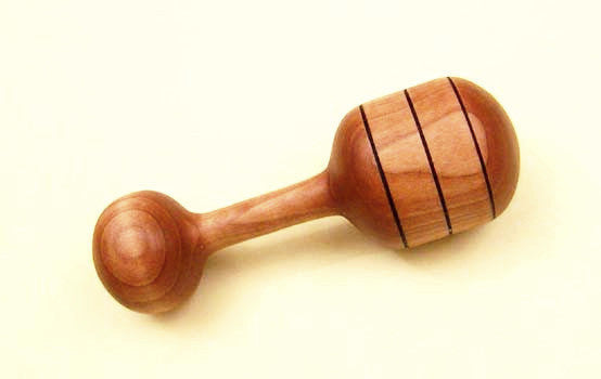 wooden rattle