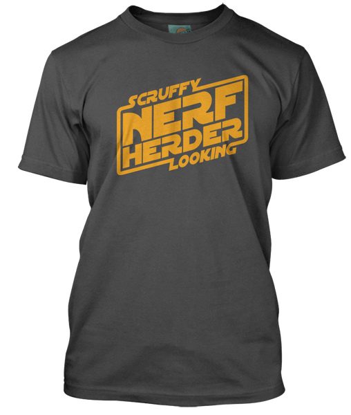 Star Wars Inspired Scruffy Looking Nerf Herder T Shirt Bathroomwall 