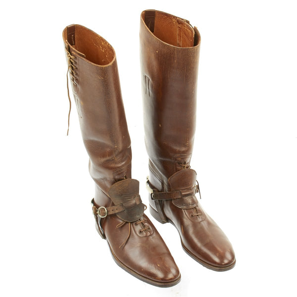 half calf laced boots from antiquity