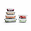 Plat Rectangulaire En Verre Borosilicate 1500 Ml