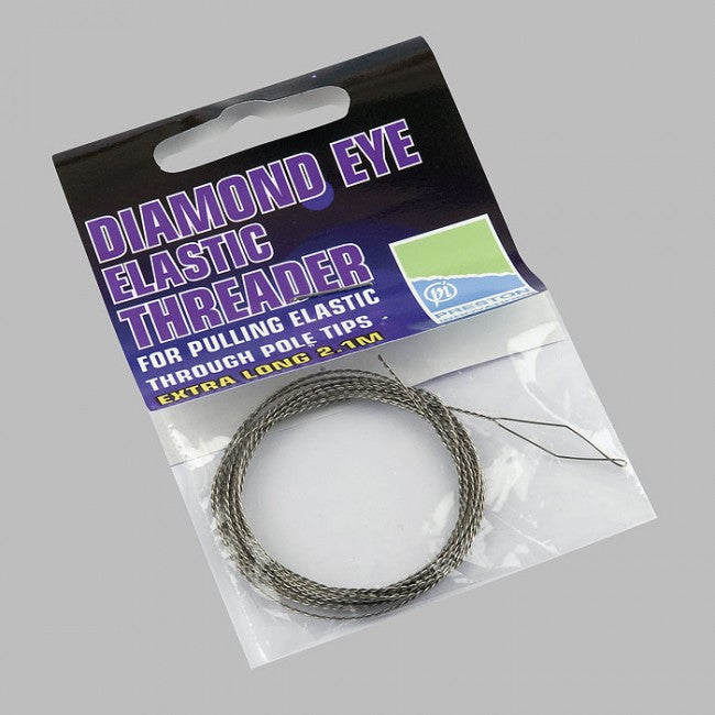 Preston Innovations Diamond Eye Elastic Threader X-long 2.1m Fishing Tackle