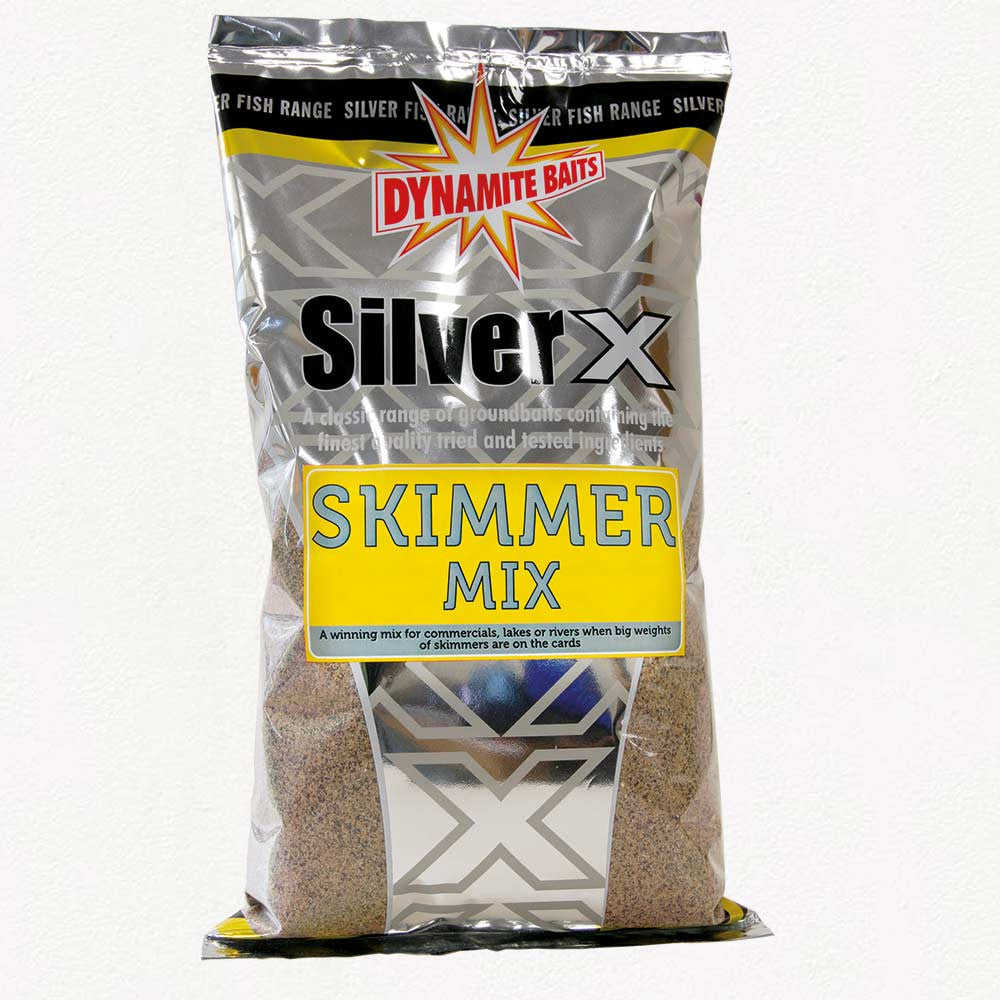 dynamite baits silver x skimmer mix, groundbaits, dynamite baits