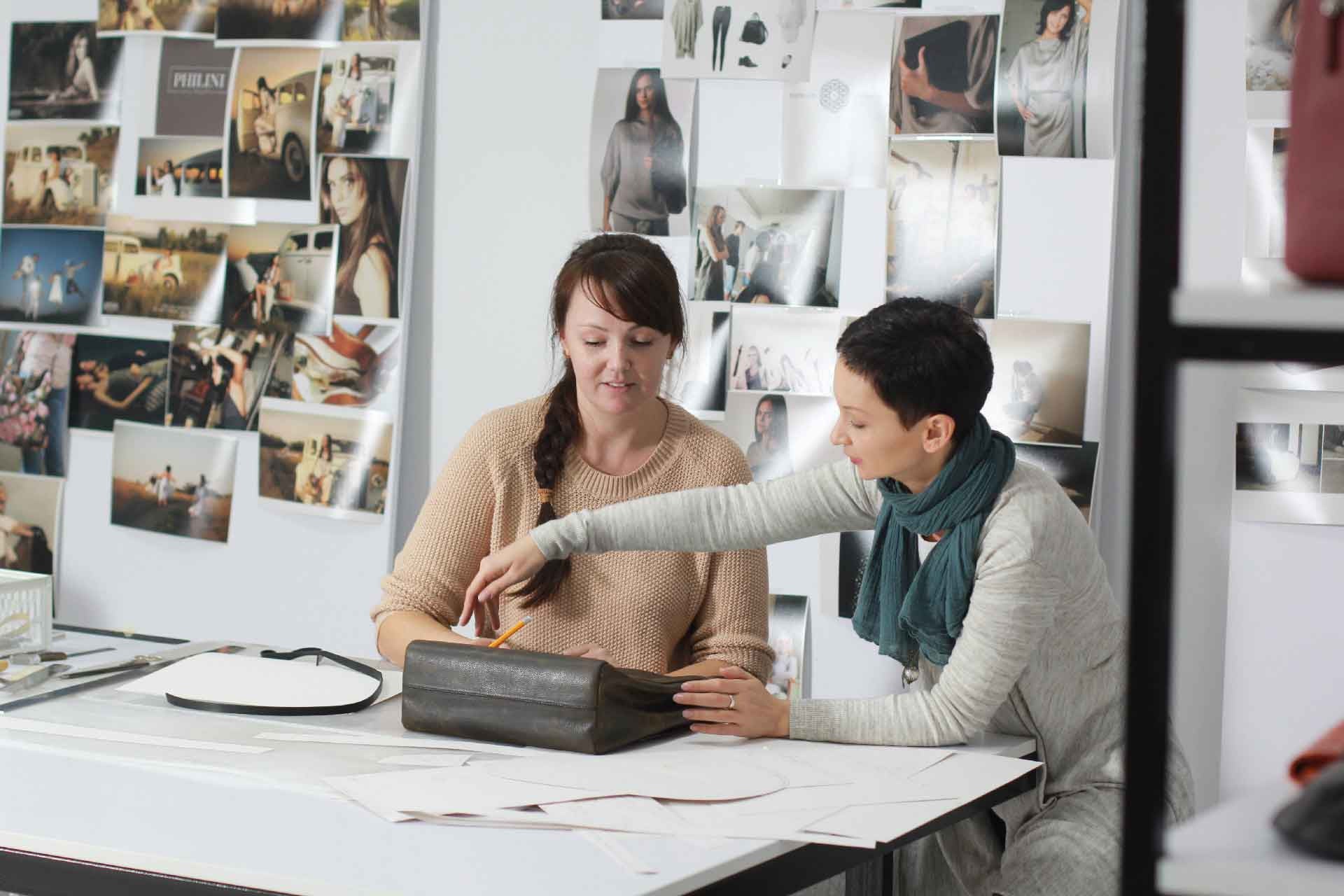 Nataly Brunner with Aneta product developer at Philini Atelier