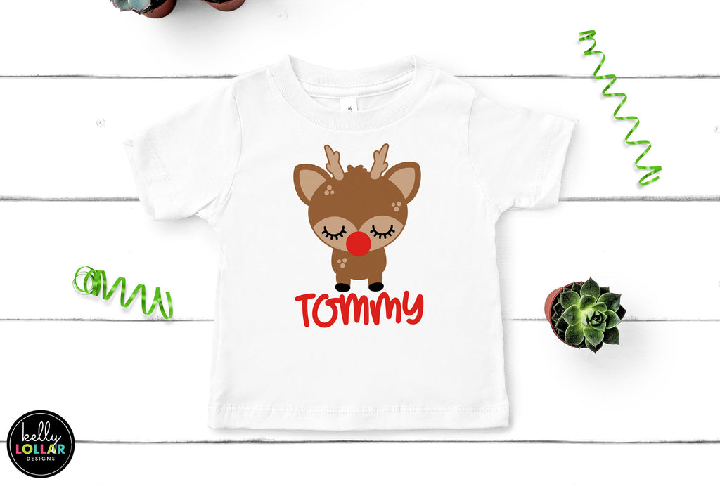 Cute Woodland Reindeer for Children’s Winter Shirts and Decor | SVG DXF EPS PNG Cut Files | Free for Personal Use