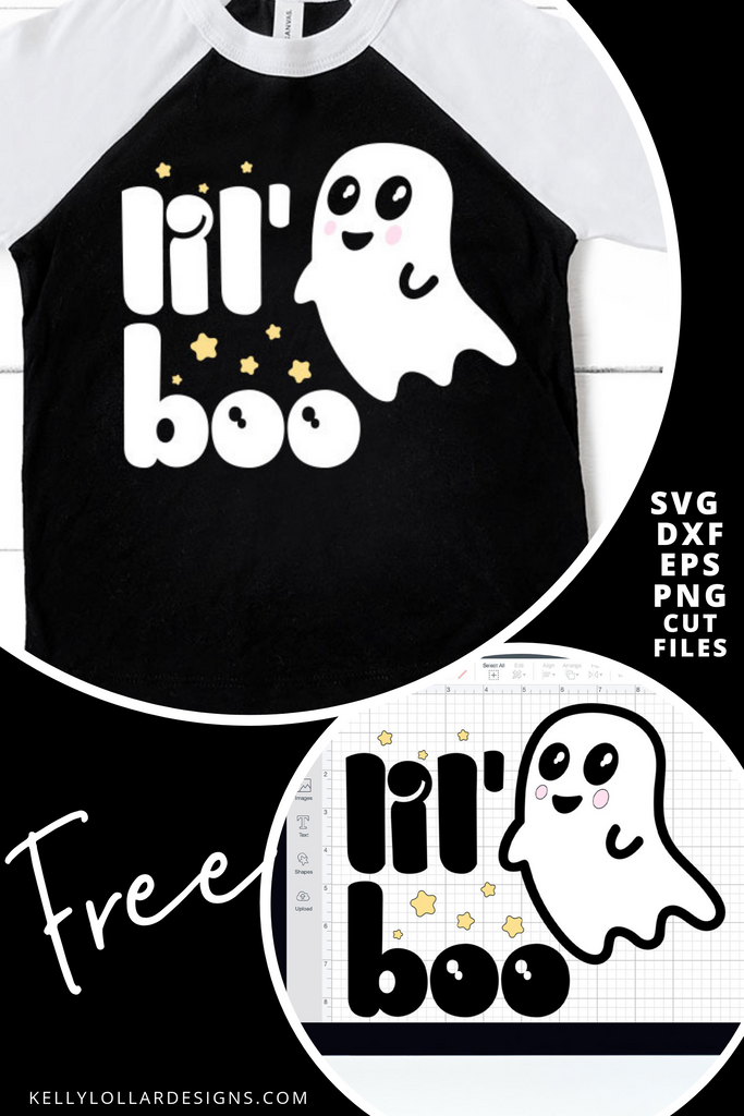 Freebie Friday | Lil’ Boo Baby & Toddler Halloween Design | SVG DXF EPS PNG Cut Files