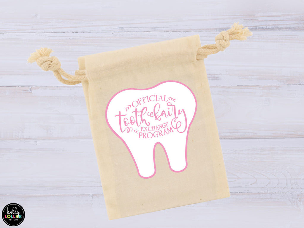 Tooth Fairy Character with Fun Quote for Tooth Fairy Bags or Felt Pouches | SVG DXF EPS PNG Cut Files | Free for Personal Use