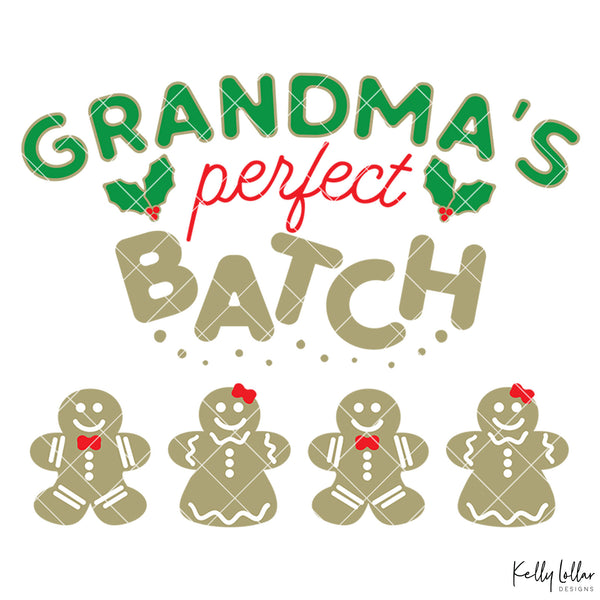 Download Gingerbread Grandchild SVG Cut Files | Kelly Lollar Designs