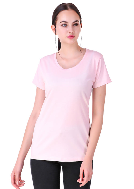 baby pink t shirt for ladies