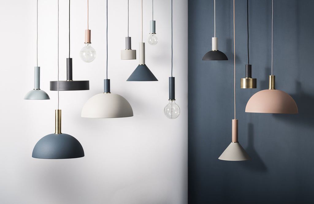 beautiful, subtle lighting combinations from the Collect Lighting series by Ferm Living