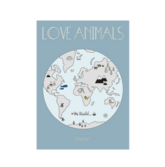Oyoy love animals print from someday designs