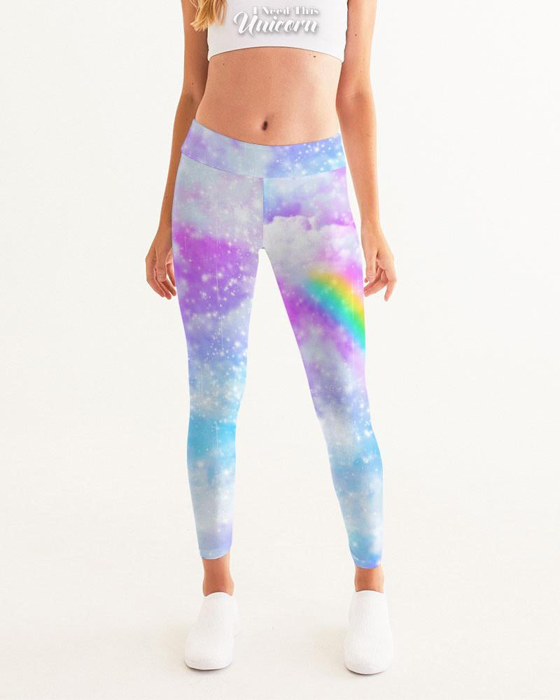 pastel yoga pants