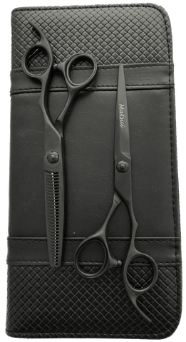 2018 Matsui Matte Black Aichei Mountain Offset Scissor Thinner Combo