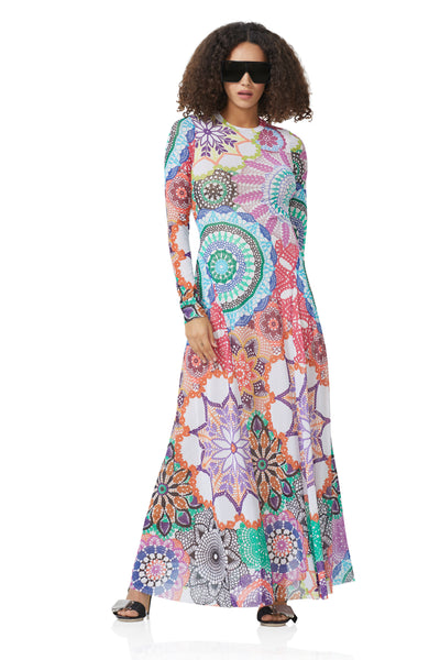 Somi Maxi Dress - Multi Crochet