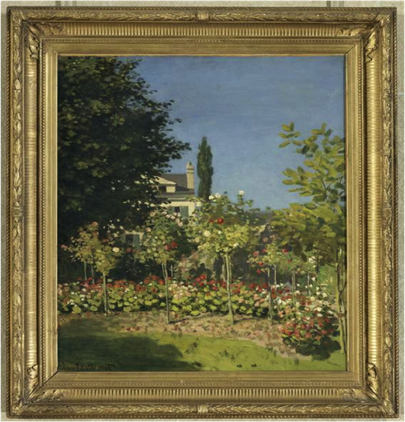Garden In Bloom At Sainte Adresse Claude Monet Tokyo Gallery