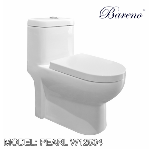 BARENO One Piece Pearl W12504, Bathroom W.Cs, BARENO - Topware Solutions