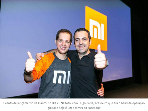 Evento de lançamento da Xiaomi no Brasil