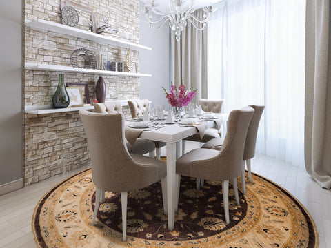 round dining room rug
