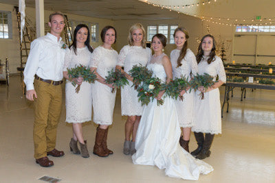 Beautiful Bride and ladies