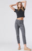 Mavi Anna High-Rise Slim Straight Jogger Gunmetal Casual Comfort